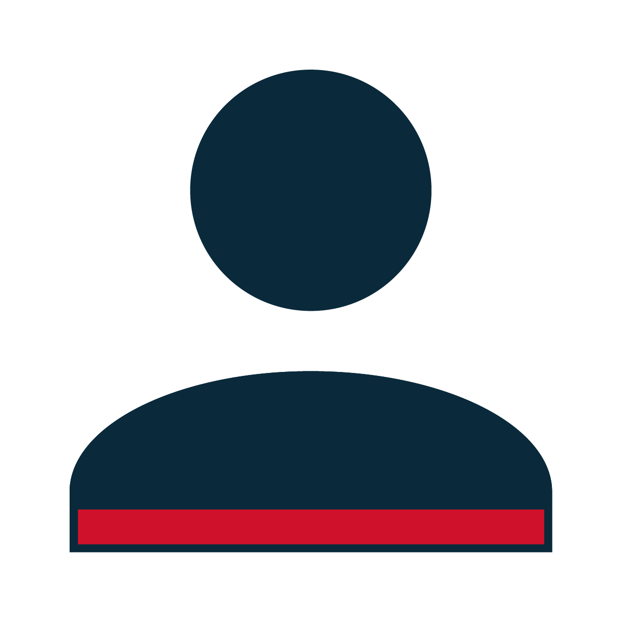 Person- red button Person- red button