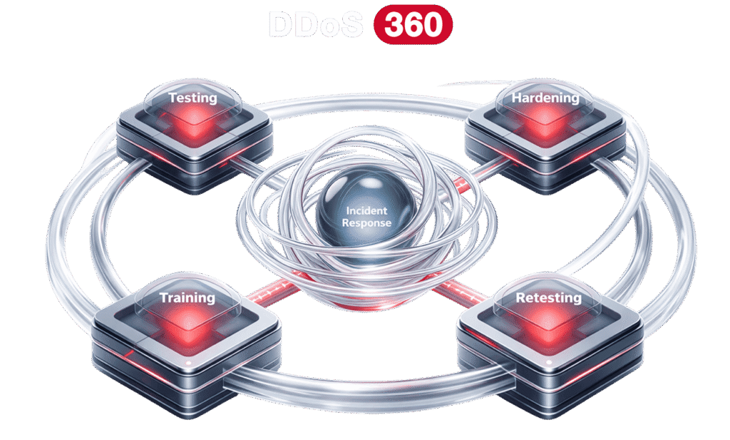 Continuous DDoS Simulation